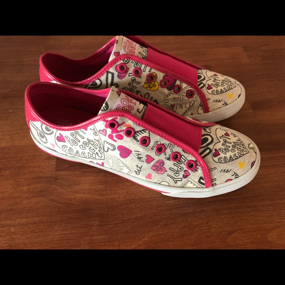 Size 8 1/2 Coach “Poppy” shoes